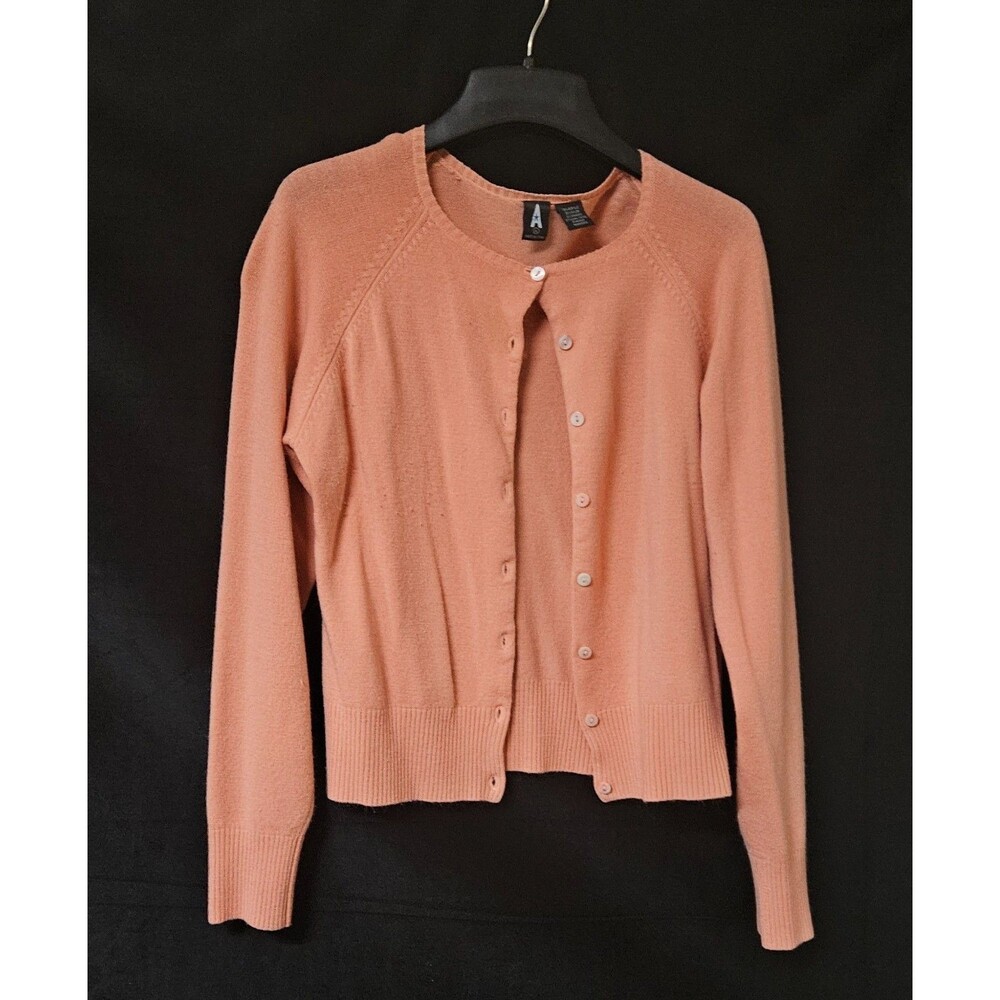 Women's A* Brand Peach Cardigan Size XL